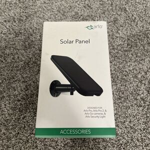 Arlo Solar Panel Arlo Pro, Pro 2 and Arlo Go Compatible VMA4600-10000S Black